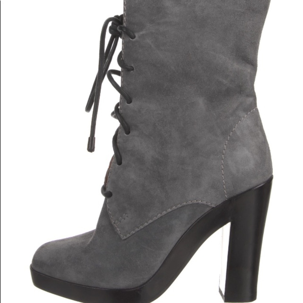 Reed Krakoff Lace Up Boots - Picture 2 of 8